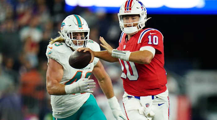 If Mac Jones (10) is able to build upon the momentum established last week un Buffalo, the Patriots could be on their way to another upset win